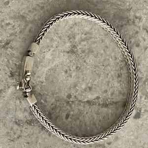 Silver Bracelet with Clasp